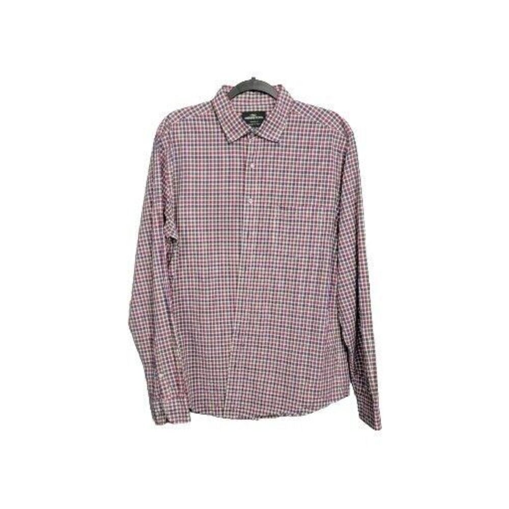 Rodd & Gunn Shirt XL Button-Up Shirt Plaid Long-Sleeve Sports Fit Woven in Italy